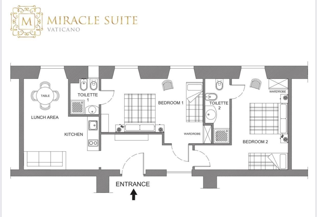 Vatican Miracle Suite Rome Exterior photo